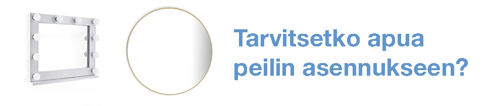 Taulun ja peilin asennus Jelpperi