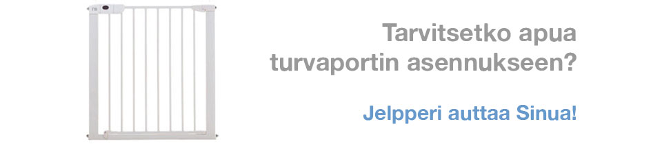 Turvaportin ja lapsiportin asennus Jelpperi