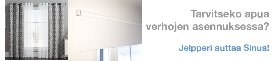 Verhojen asennus ja kiinnitys Jelpperi